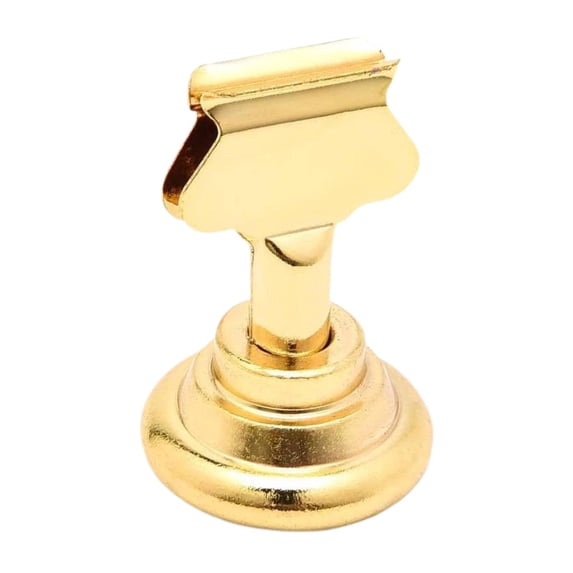 FVDPWYE Place Card Holder Decorative Price Tag Display Stand Picture Holder Table Number Gold