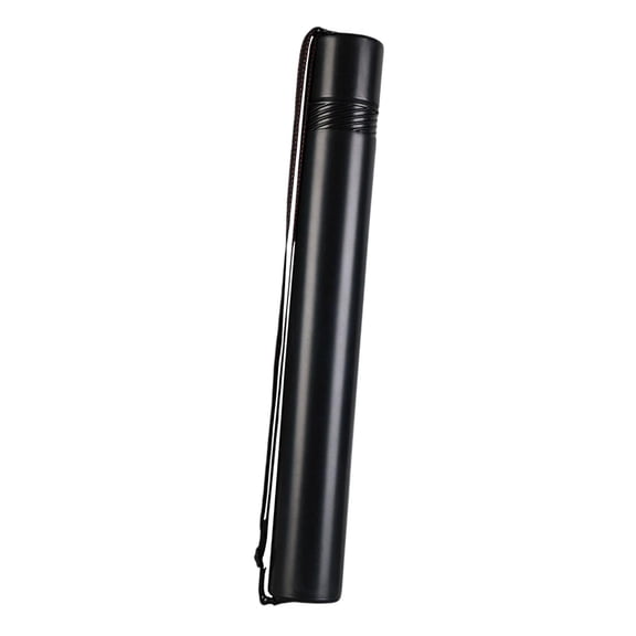 FVDPWYE Poster Storage Tube Container Telescopic with Lid for Art Scrolls Blueprints black