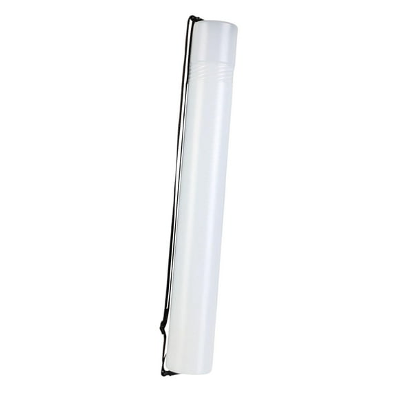 FVDPWYE Poster Storage Tube Container Telescopic with Lid for Art Scrolls Blueprints white