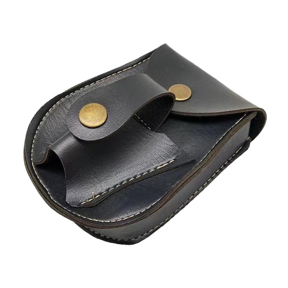 FVDPWYE Pouch Bag Attachments PU Hanging Fittings Multipurpose Portable Utility Belt Bag Black