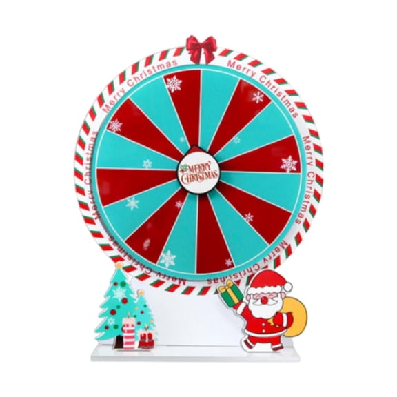 FVDPWYE Prize Turntable Lucky Draw Roulette Wheel Smooth Surface Prize Turntable Fortune Style A