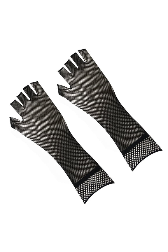 Punk Long Fishnet Gloves Nylon Gothic Party Supplies Accessory Mesh Stretchy for