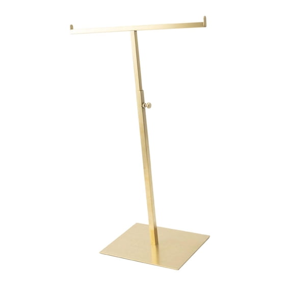 FVDPWYE Purse Display Stand Tabletop Adjustable Height for Dresser Exhibitions Store Gold Extended