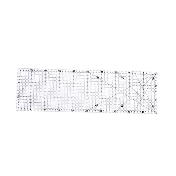 FVDPWYE Quilting Ruler Rectangle Acrylic Quilting Ruler Sewing Ruler Measuring Ruler Grid Ruler with Clear Printed Lines and Smooth Edges suitable for women 6 inx20 in