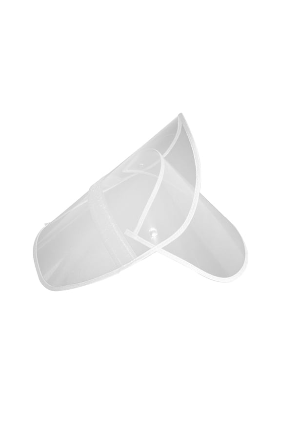 Raincoat Hat Visor Durable Transparent Face Mask Rain Poncho Face Protection for