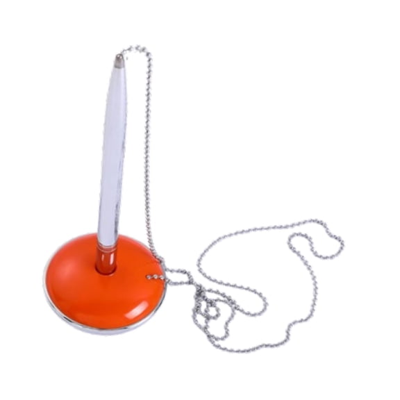 FVDPWYE Reception Guest Pen Registry Pen with Chain Fashion Creative Autograph Pen Guest Orange