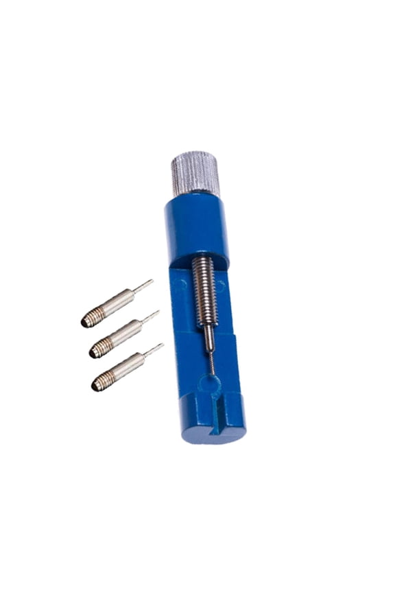 Removal Tool Kit Watch Repair Tool 3 Extra Pins Adjustment Metal Sizing Tool for Blue