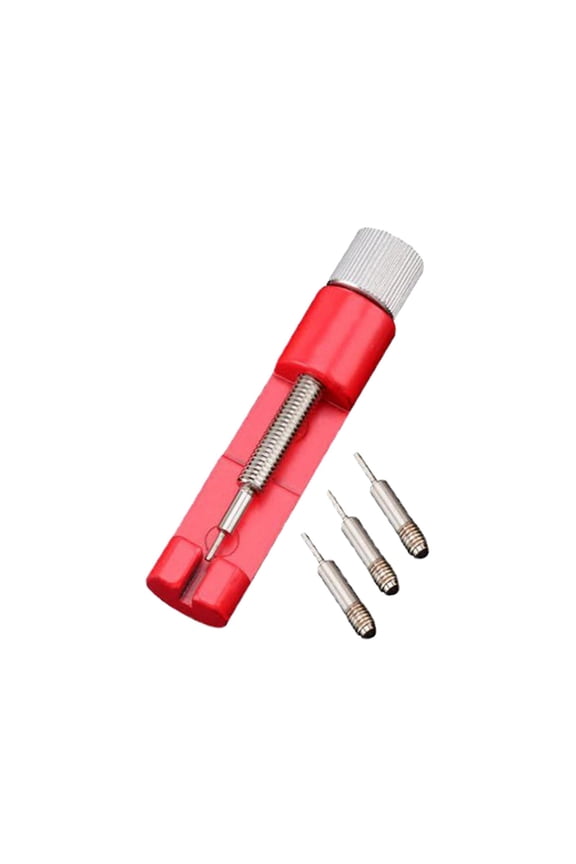 Removal Tool Kit Watch Repair Tool 3 Extra Pins Adjustment Metal Sizing Tool for Red