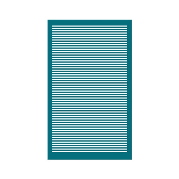 FVDPWYE Reusable Screen Printing Polymer Clay Stencil 9cm X 15cm Texture Sheets Tool for Straight Line
