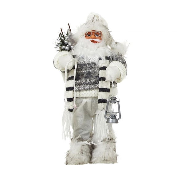 FVDPWYE Santa Claus Christmas Figurines New Year Collectible Table Holiday Xmas Standing 30cm