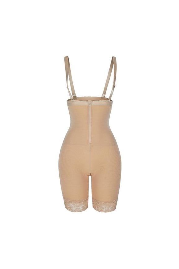 Seamless Butt Lifting Padded Control Panties XXXL Beige