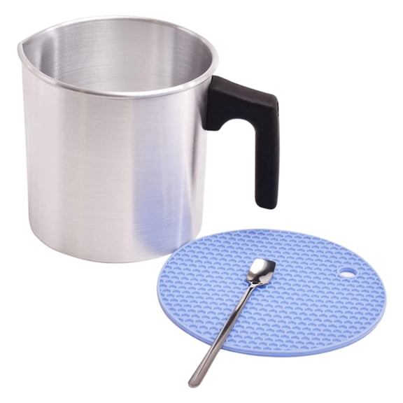 FVDPWYE Shamjina Wax Melting Pot Pouring Pitcher W/Long Spoon DIY Soap Candle Making Kit