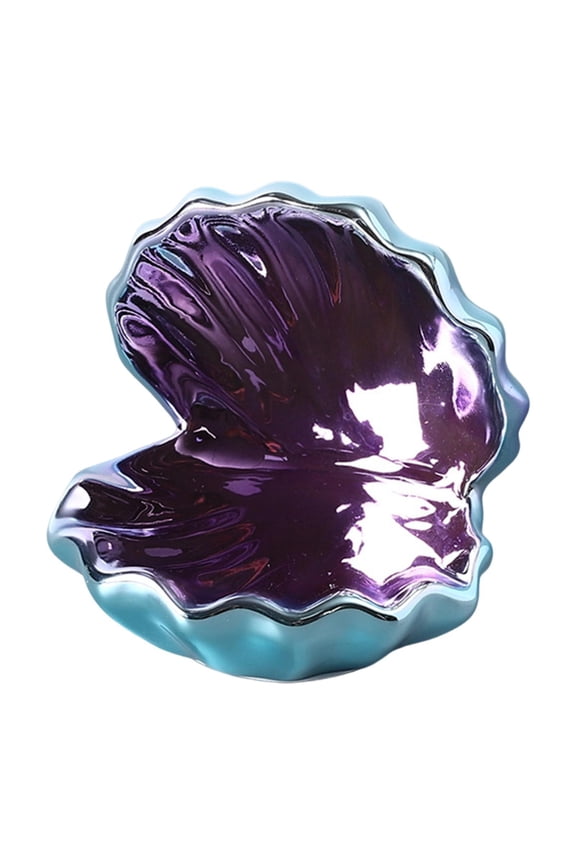 Shell Jewelry Dish Aquarium Decoration Jewelry Tray for Earrings Watch Rings