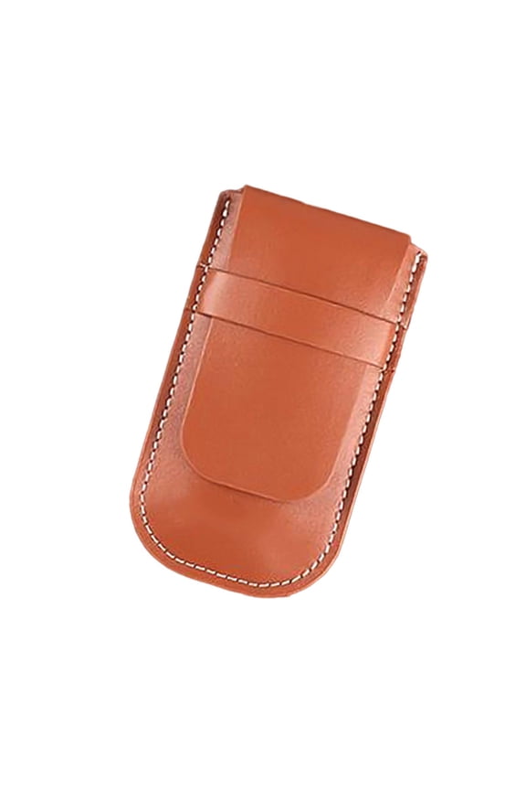 Single Watch Case Portable Watch Organizer Wristwatch Pouch Mechanical Watch Box Brown
