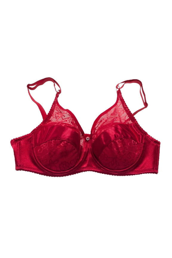 Special Bra for Fake Silicone Forms Brassiere Red 38-85D