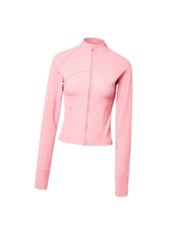 Sports Jacket Womens Full Zip Quick Drying Protection Hoodie Jacket for Fitness 8