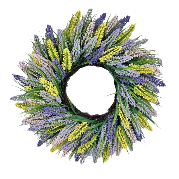FVDPWYE Spring Tower Grass Wreath Handmade Elegant Simple Garland Lifelike Wedding Party