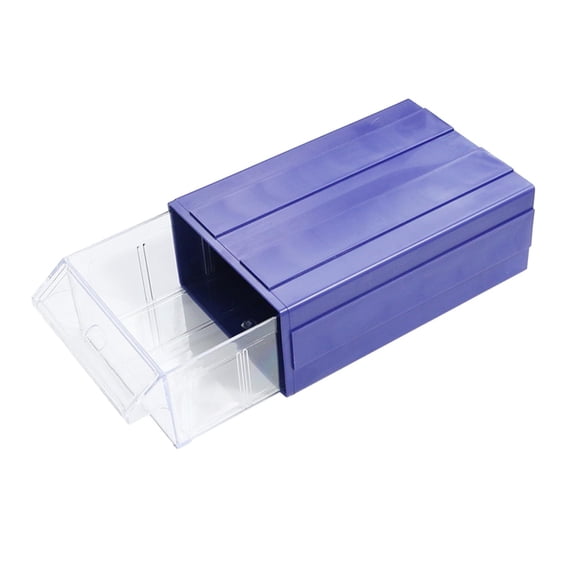 FVDPWYE Stackable Diamond drawing Storage Box Drawer Cross Stitch Jewelry Hardware Pill Glitter Sewing Supplies Accessories Organizer Blue