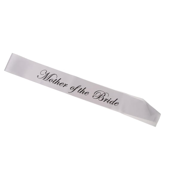 FVDPWYE Stain Sashes the Bride Sash Wedding Engagement Party Celebration Decorations - Silver Black
