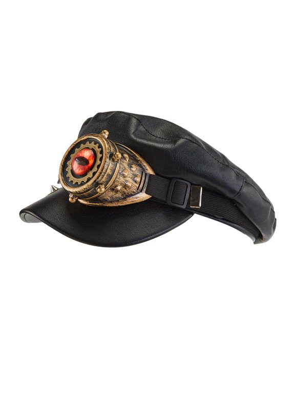 Steam Hat Gothic Studded Cap Handmade Fashion Women Men Headwear Newsboy Cap for