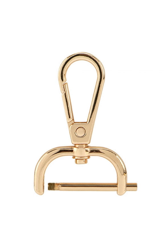 Swivel Lobster Clasps Keychain Clips Bag Shoulder Strap Swivel Snap Hooks 25mm 25mm Gold