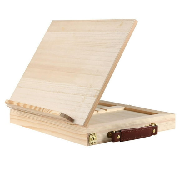 FVDPWYE Tabletop Easel Painting Easel Artist Adjustable Angle Recipe Art Students Display Stand Book Holder Wooden Cookbook Sketchbox