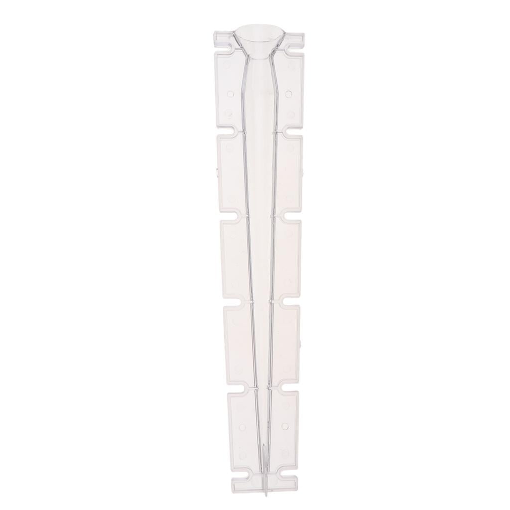 FVDPWYE Transparent Plastic Candle Molds, Taper Shapes Mould for DIY Soap Candles Making