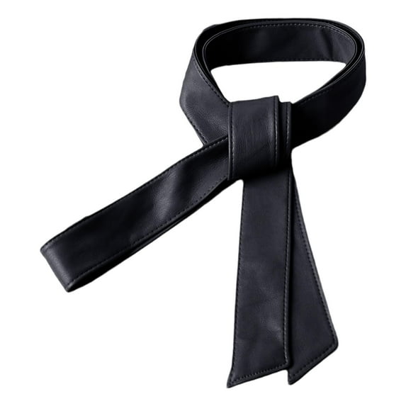 FVDPWYE Trench Coats Waist Belt Decorative Women Girls Easy to Wear Windbreaker Belt Black