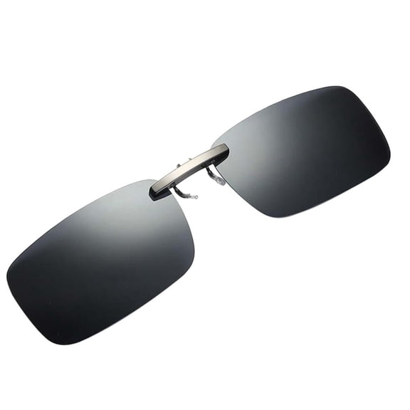 FVDPWYE Trendy Driving Unisex Clip-on -up Polarized UV400 Myopia Lens Sunglasses Gray