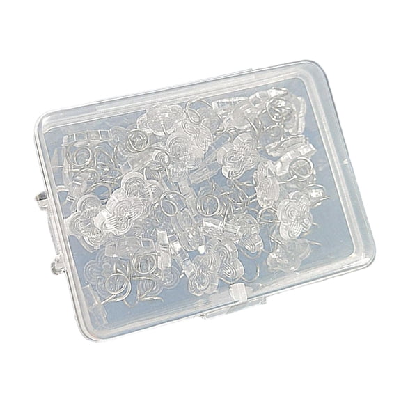 FVDPWYE Upholstery Tacks Bedskirt Pins Fixed Fastener Headliner Pins for Slipcovers Flower