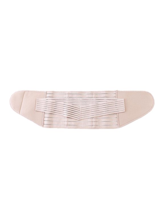 Waist Trainer Belt for Women - Waist Cincher Trimmer Workout Fitness Back Support Ab Belt - Slimming Body Shaper Belts Beige M