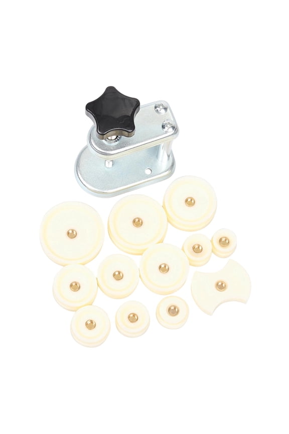 Watch Press Tool Repair Tool with 12 Dies Presser Portable Accessories Watch Back Case Closer Essential for Watches Repairing