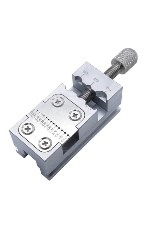 Watch Repair Tool Handle Head Wheel Vice Clamp Maintenance Metal Vise Convenient