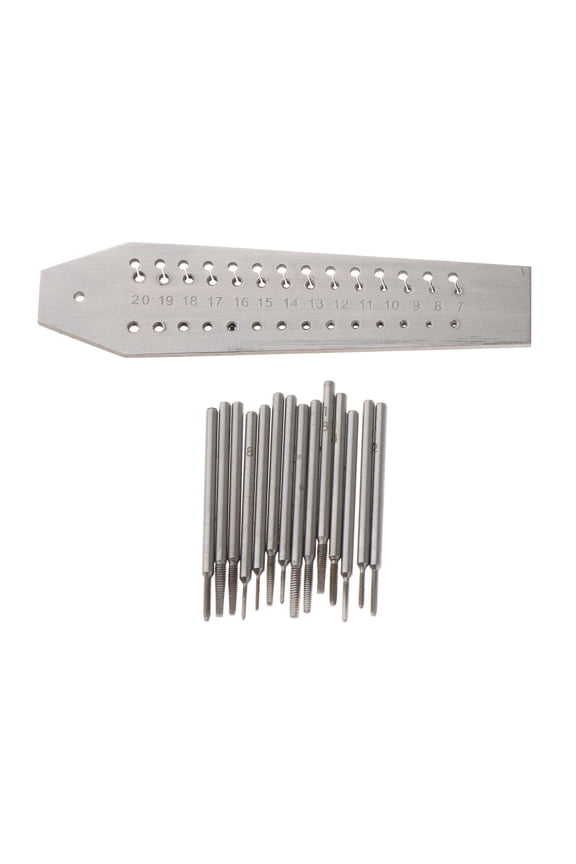 Watchmakers Tap & Die 14 Tap & Die Set Convenient Supplies Micro Screw Plate Set