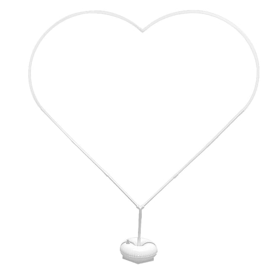 FVDPWYE Wedding Heart Arch Stand Love Balloon Column Arch Frame Balloon Garland Portable with Base