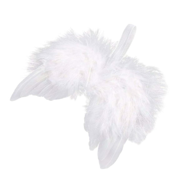 FVDPWYE White Feather Angel Wings Christmas Decorations Fancy Dress Christmas Decoration
