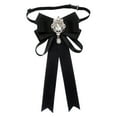 thumbnail image 1 of FVDPWYE Women Bow Tie Japanese Style Adjustable Jewelry Clothes Accessory Collar Tie Black, 1 of 9