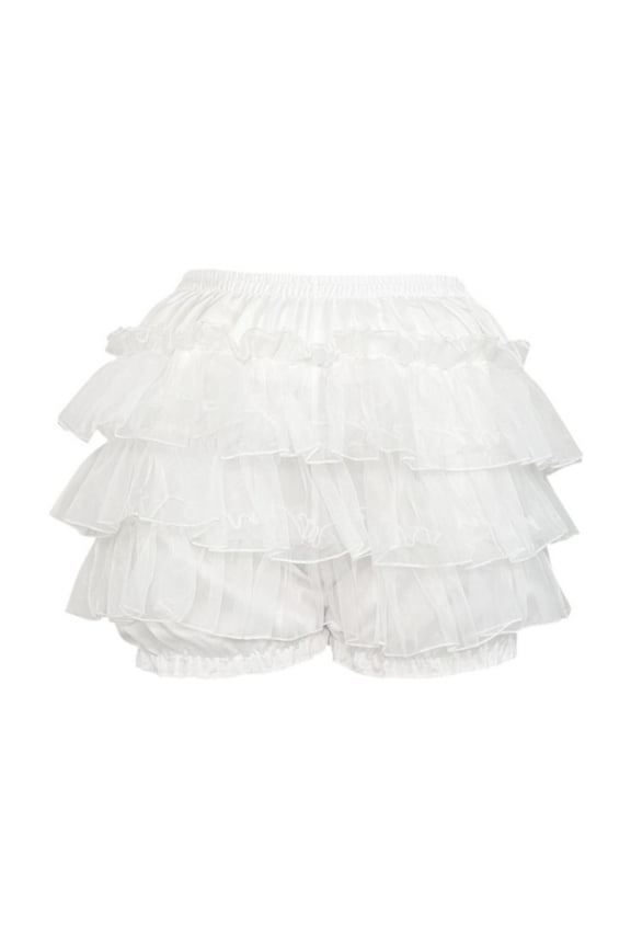 Women Y2K Multi Layered Bloomers Elegant Elastic Waist Cute Sweet Pettipants 1 size
