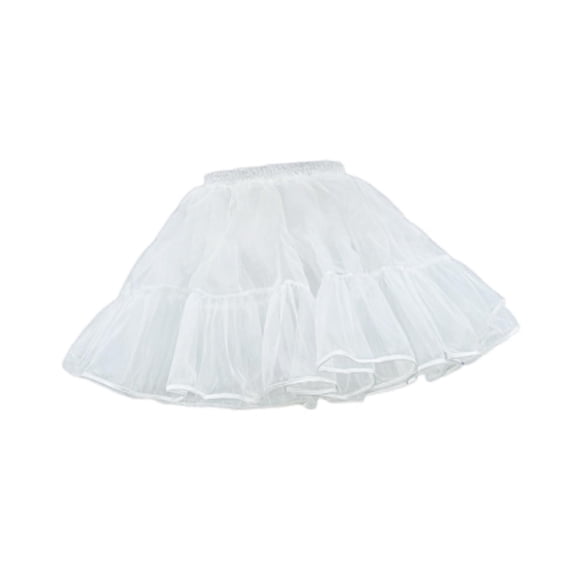 FVDPWYE Women's Crinoline Underskirt Hoopless Petticoat Half Slips Bubble Skirt Gown above Knee Short Tutu Skirt Slip Tulle Petticoat Style A