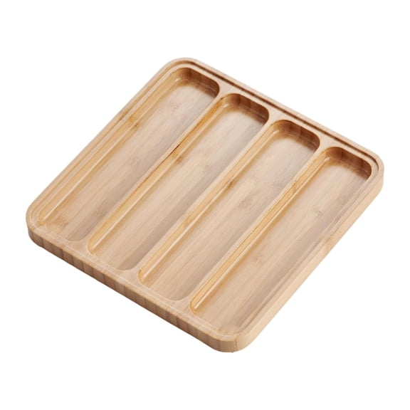 FVDPWYE Wood Watch Band Organizer Display Tray Space Saving Stackable Ornament Dustproof 4 Grid