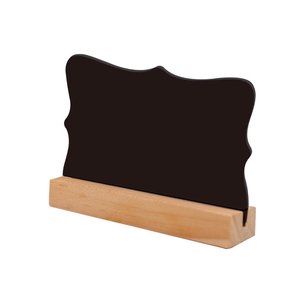 FVDPWYE Wooden Double sided Blackboard Wedding Party Lace Shape
