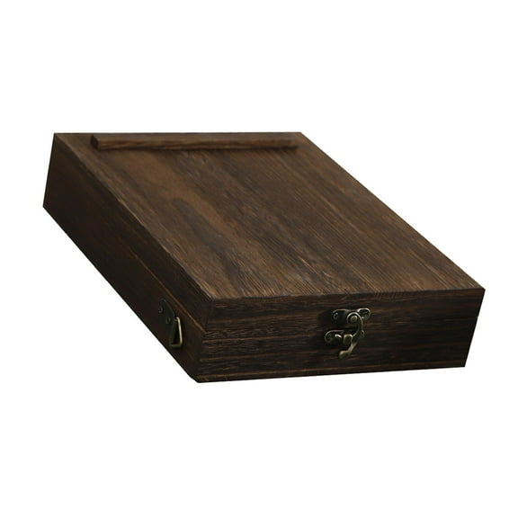 FVDPWYE Writer Wood Box Briefcase Decorative Handmade Artists Outdoor Painting Trend