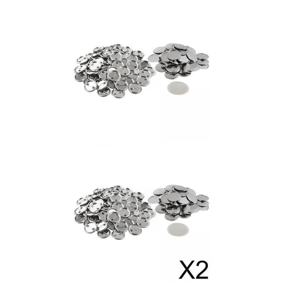 FVDPWYE oshhni 300 Sets Blank Button Badge Components Supplies for Arts 37mm+25mm
