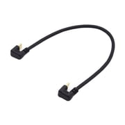 FVH 10Gbps USB3.1 Type C Male to Male Power Data Video Cable USB-C Opposite U Shape Back Angled for NS Switch Phone Laptop