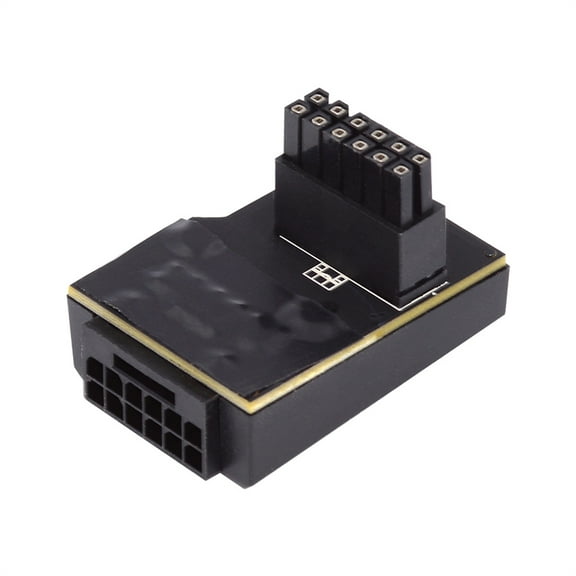 FVH 12VHPWR ATX3.0 PCI-E 5.0 Power Modular Male to Female Adapter Extension Up Angled 90 Degree for 3080 3090TI PSU 16Pin 12+4P Graphics Card