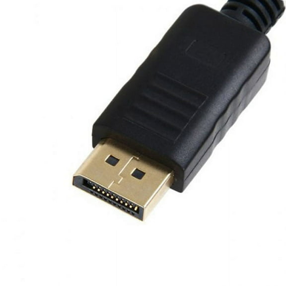 FVH 20cm DP DisplayPort to HDMI Video Audio Converter Cable Black