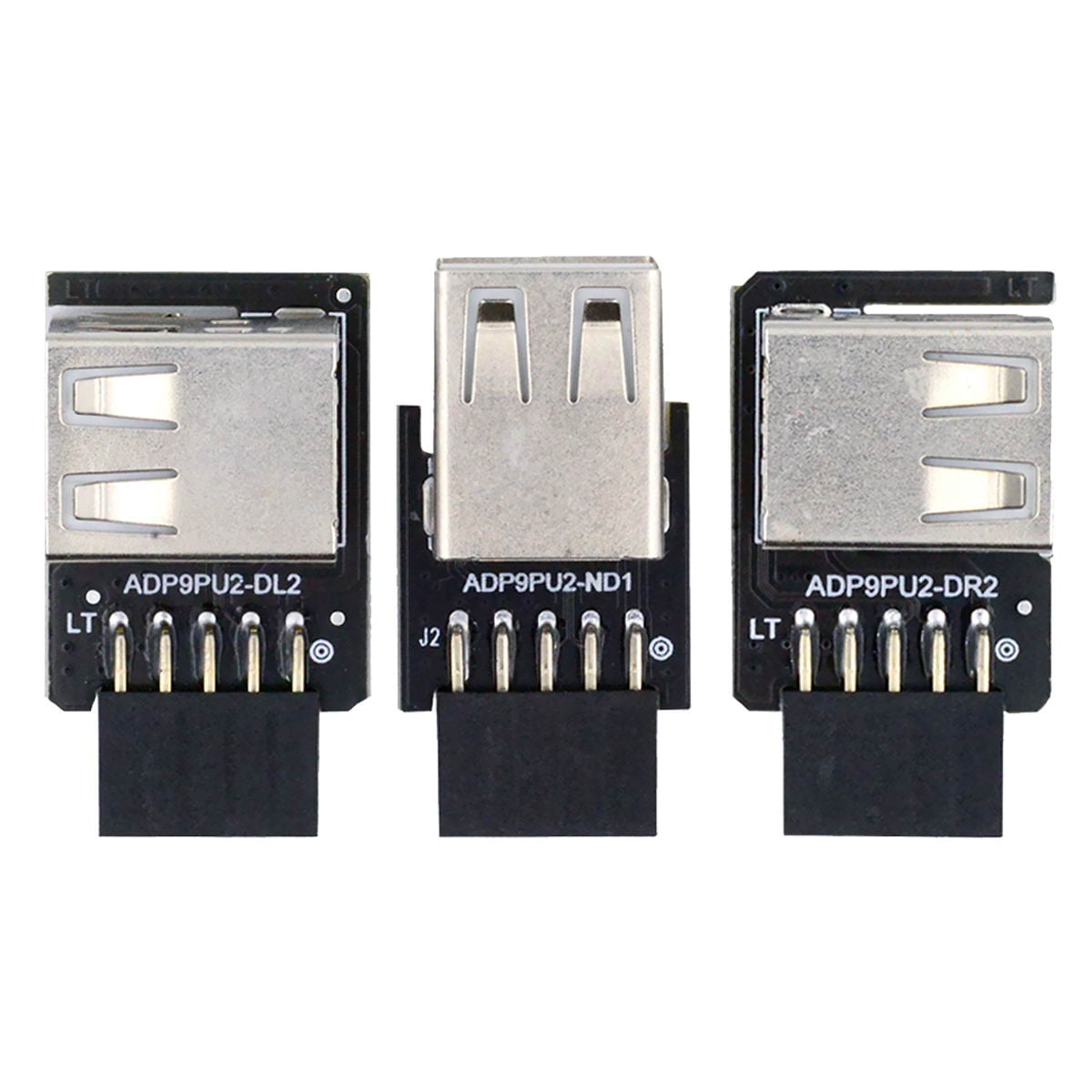 Usb Front Header FVH 3pcs/set 9Pin/10Pin Motherboard Front Panel Header Female to Dual ...