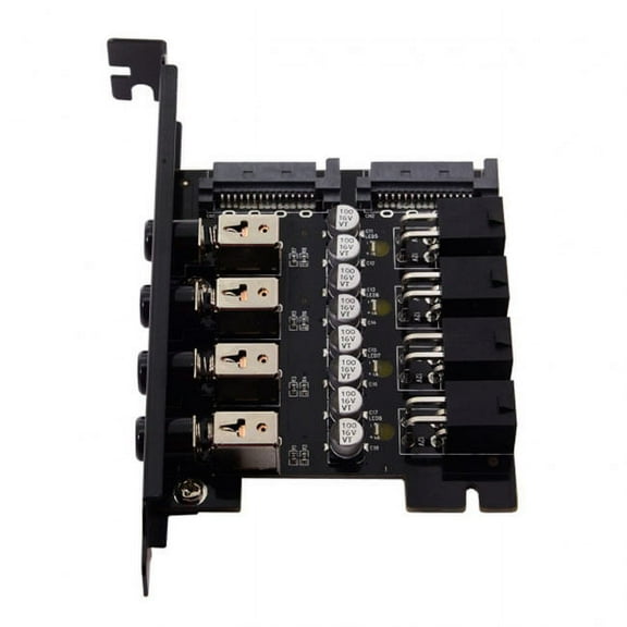 FVH 4 Hard Disk Control System Intelligent Control Management System HDD SSD Power Switch with PCI Bracket