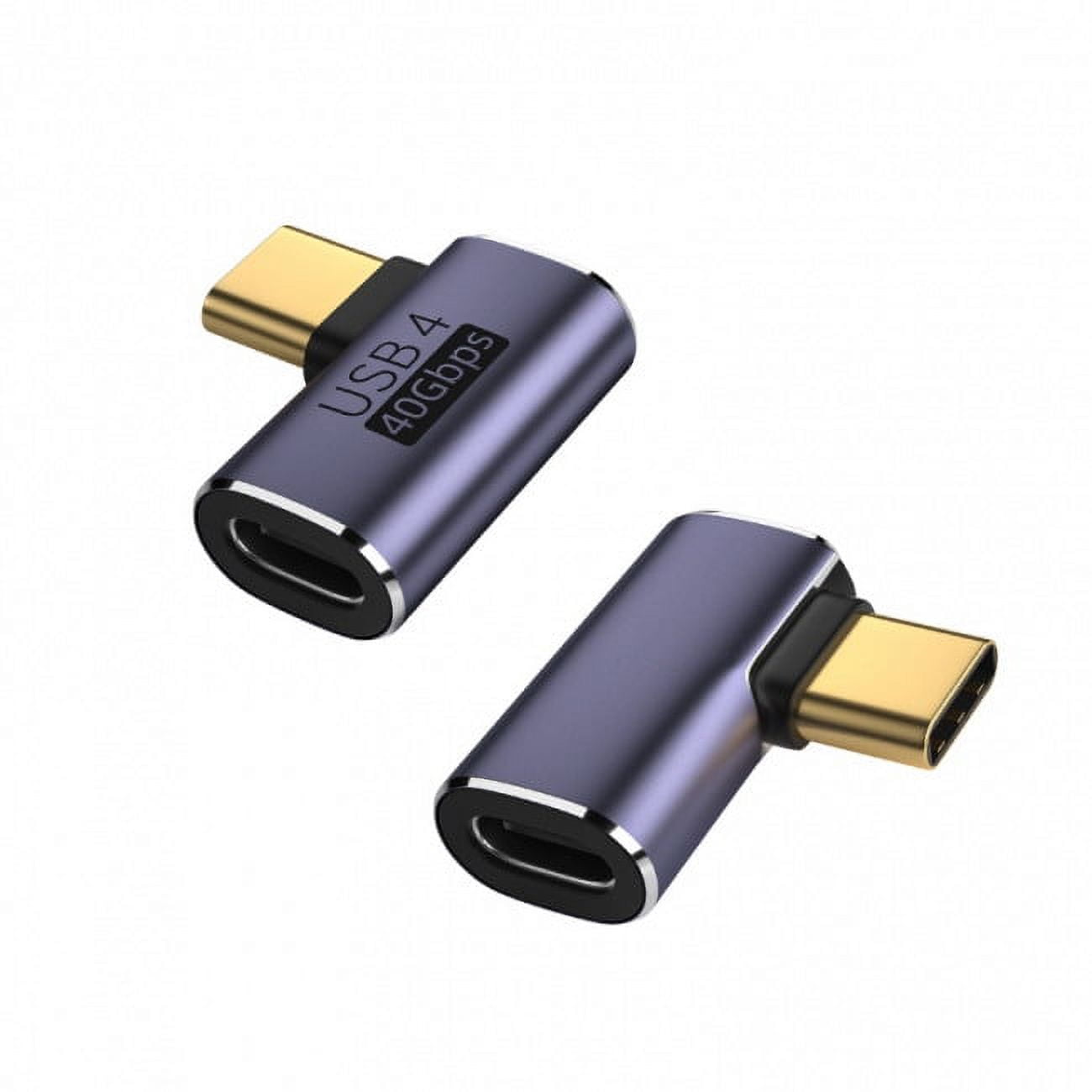 FVH 40Gbps USB4 Type C Male to Female 90 Degree Left Right Angled 100W ...