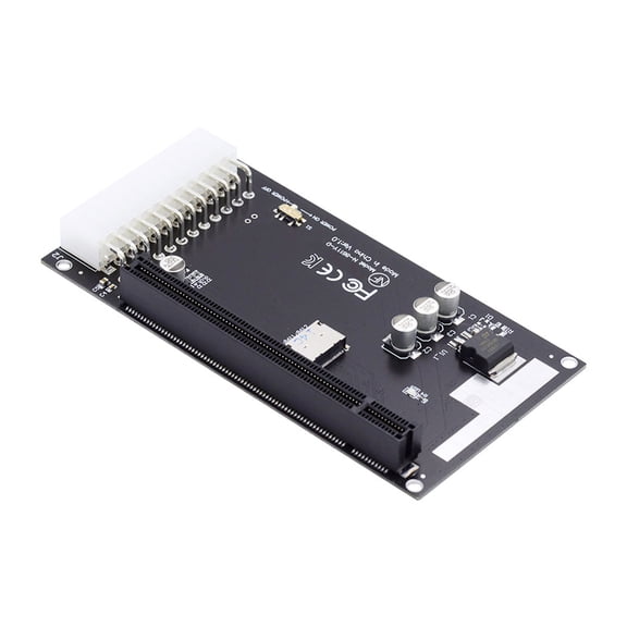 FVH 4x Oculink SFF-8612 SFF-8611 to PCIE PCI-Express 16x Adapter with ATX 24pin Power Port for Mainboard Graphics Card